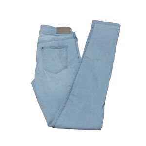 Denim skinny super low waist 30/32 stretchy stonewash light blue